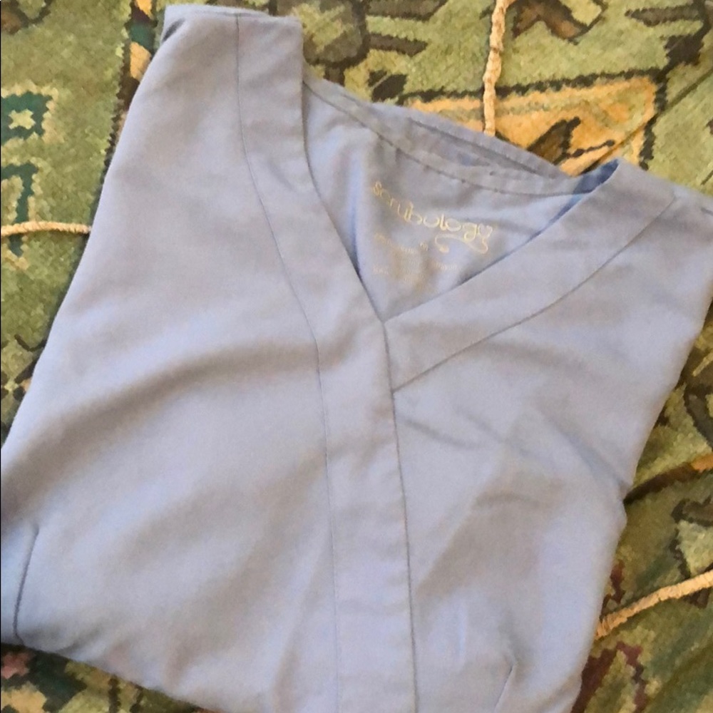 Blue Scrub Top